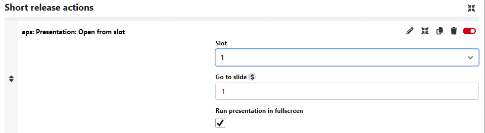APS PowerPoint control: Companion options