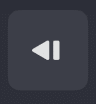 A dark grey button featuring a left arrow icon beside a vertical pause line icon, both in white color, indicating navigation or playback controls.